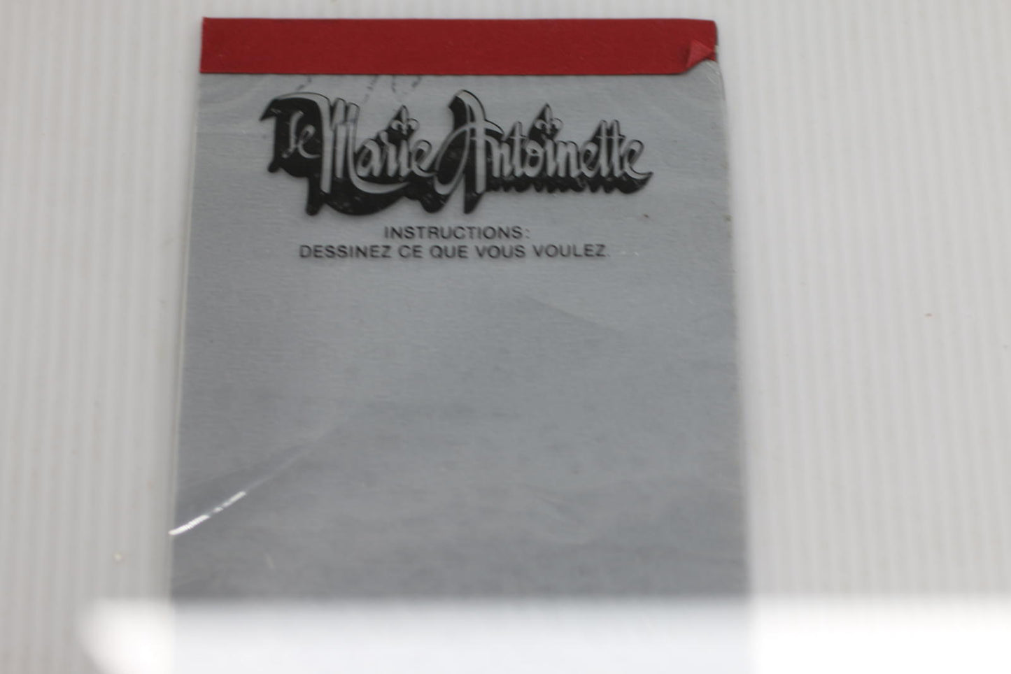 Vintage McDonald's Le Marie Antoinette Magic Slate Drawing Board Blank Reusable