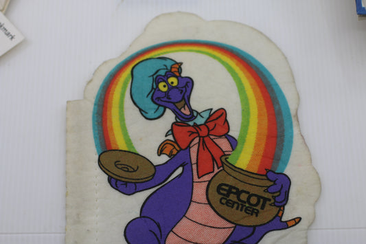 VTG Figment 1982 Walt Disney World Theme Parks EPCOT Center. Pennant Retro