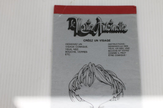 Vintage McDonald's Le Marie Antoinette Create a Face Magic Slate Drawing Board