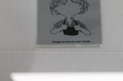 Vintage McDonald's Le Marie Antoinette Create a Face Magic Slate Drawing Board