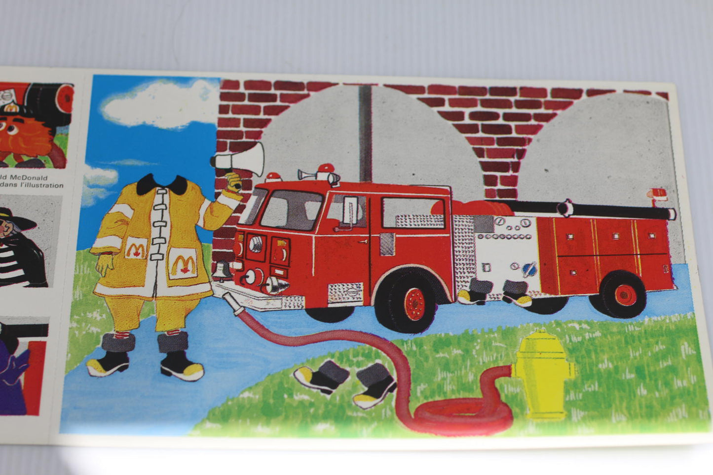 McDonaldland Firefighter Coloring Activity Sheet – McDonald’s Canada fIRE TRUCK