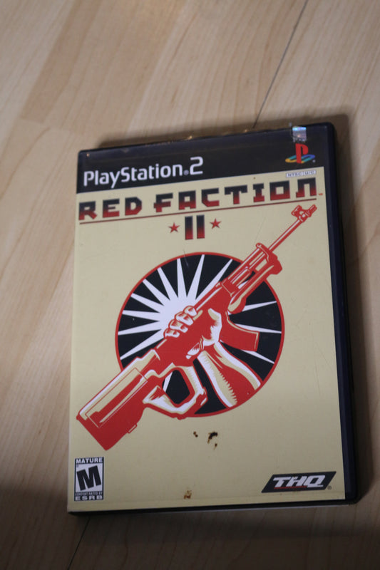 Red Faction Ii 2 (Ps2, Sony Playstation 2, 2002)  With Manual Tested