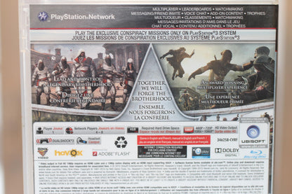 Assassin's Creed Brotherhood PS3 Video Game complete in box
