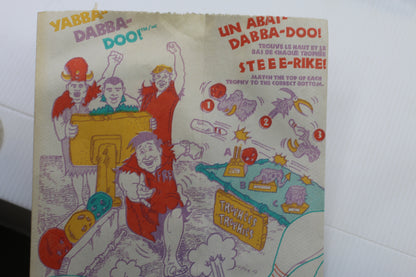 Vintage McDonald’s Happy Meal Activity Sheet bag 1980s Canada – Bilingual Paper Ephemera