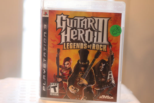 Guitar Hero III: Legends of Rock PlayStation 3 video Game