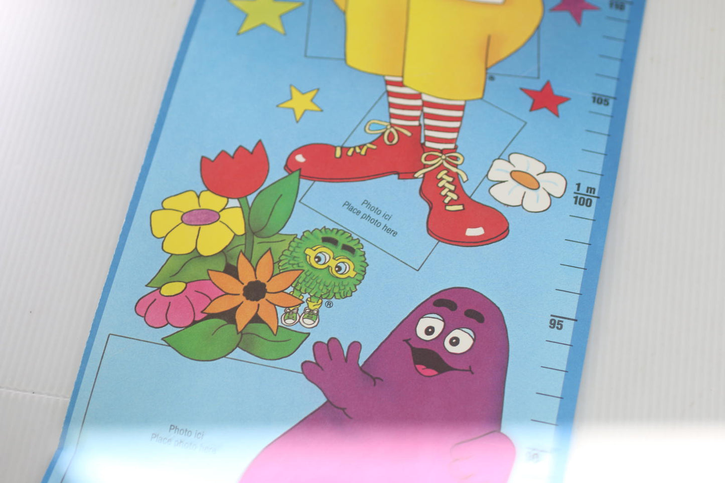 Vintage 1987 McDonald’s Canada Growth Chart McDonaldland