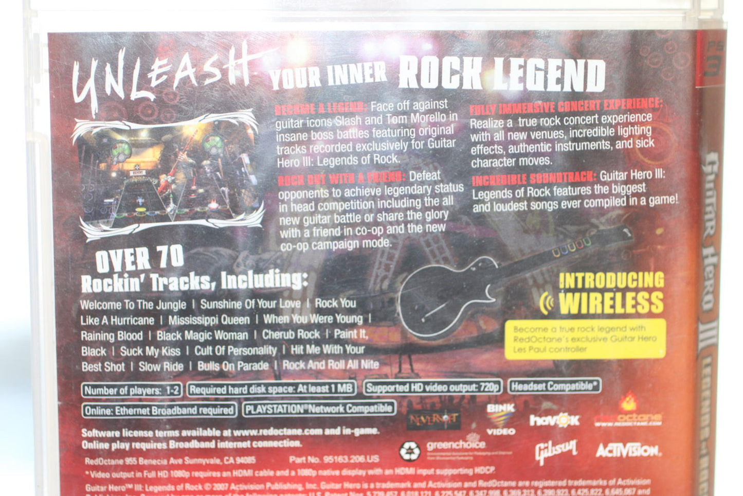 Guitar Hero III: Legends of Rock PlayStation 3 video Game