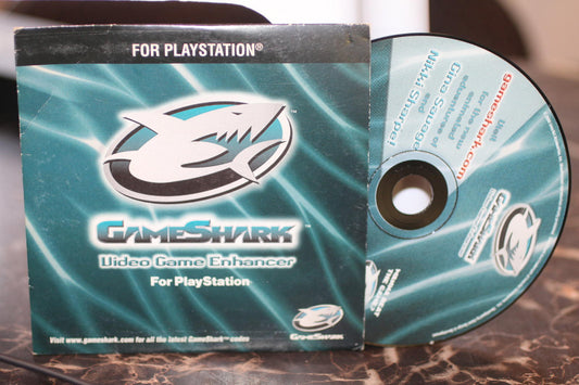 GameShark Video Game Enhancer for PlayStation with Manual and Disc