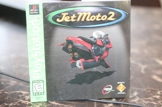 Jet Moto 2 PlayStation Instruction Booklet manual Game only No disc