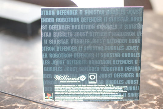 Williams Arcade's Greatest Hits PlayStation Manual Booklet Game only no disc