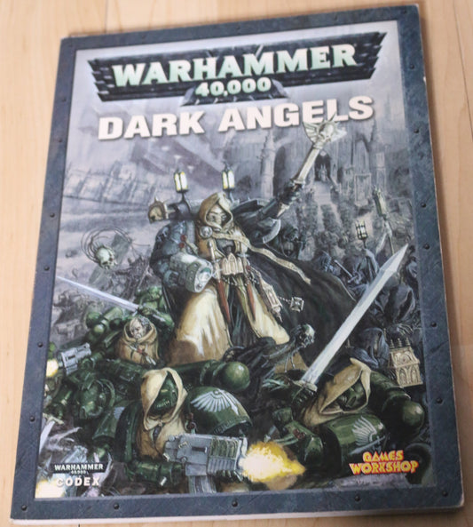 Warhammer 40K Dark Angels Codex Book 40,000 40000 Angel Code Edition