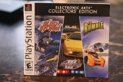 Collectors Edition Sled Storm Need For Speed 2 Nascar Rumble Ps1 Manual Only