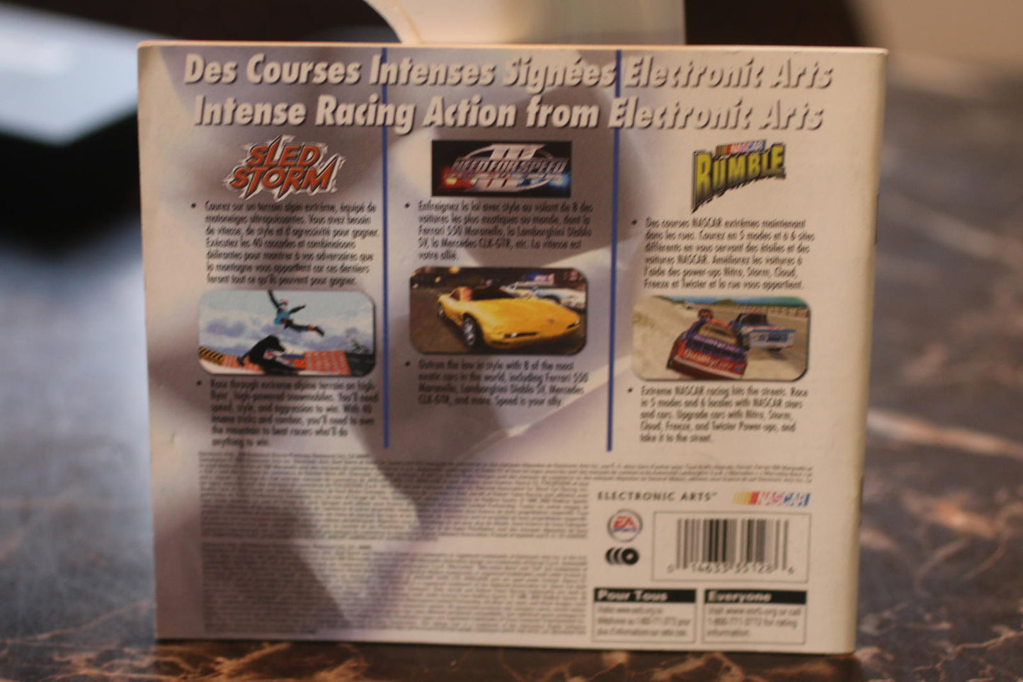 Collectors Edition Sled Storm Need For Speed 2 Nascar Rumble Ps1 Manual Only