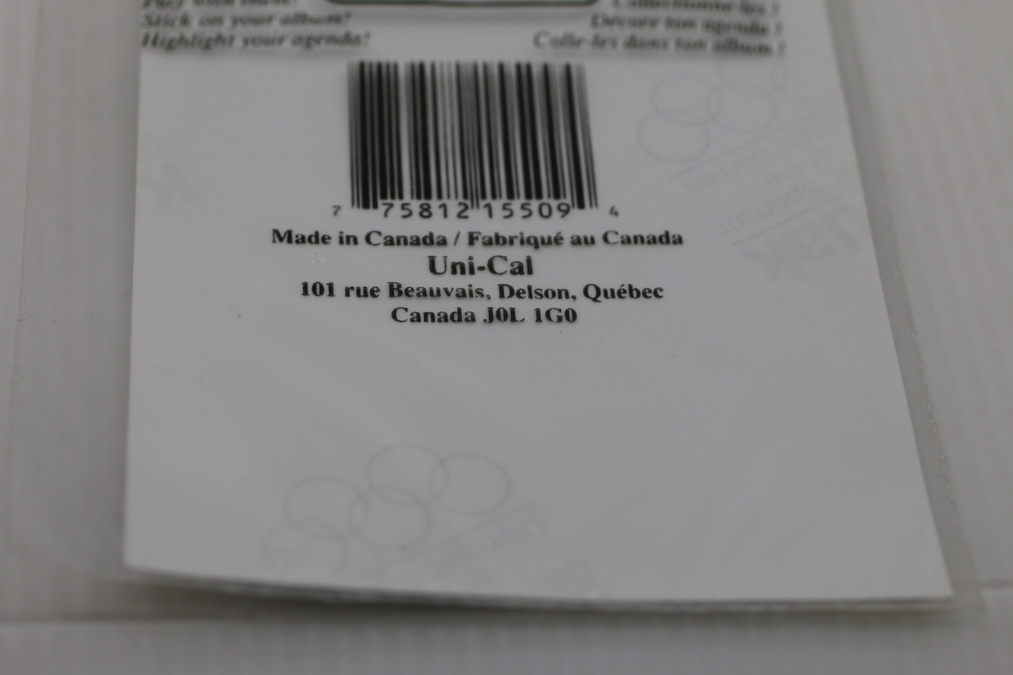 Vintage Uni-Cal Holographic Easter Bunny Sticker Sheet – Made in Canada – 1990s