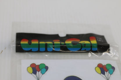 Vintage Uni-Cal Clown Decal Sticker – Made in Canada – 1990s