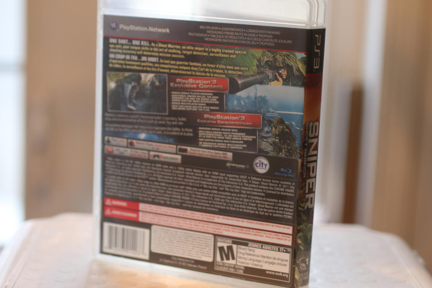 Sniper Ghost Warrior PS3 Play Station Video Game