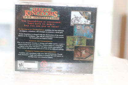Heretic Kingdoms: The Inquisition PC Game CD-ROM