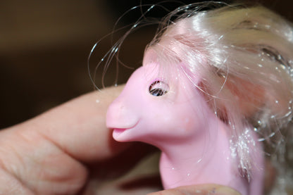 My Little Pony Horse Vintage Baby Lickety-Split Pink Ice Cream Cones G1❀ '85 3"