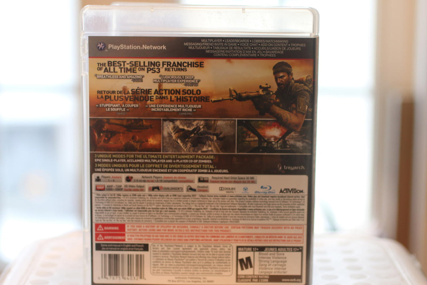 Call of Duty: Black Ops PS3 Game Play Station video game 3 compete in box