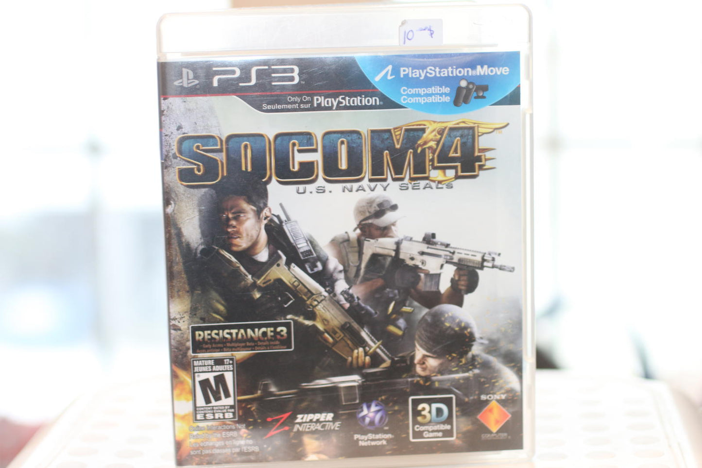 SOCOM 4 U.S. Navy SEALs PlayStation 3 Video Game PS3 Complete in box