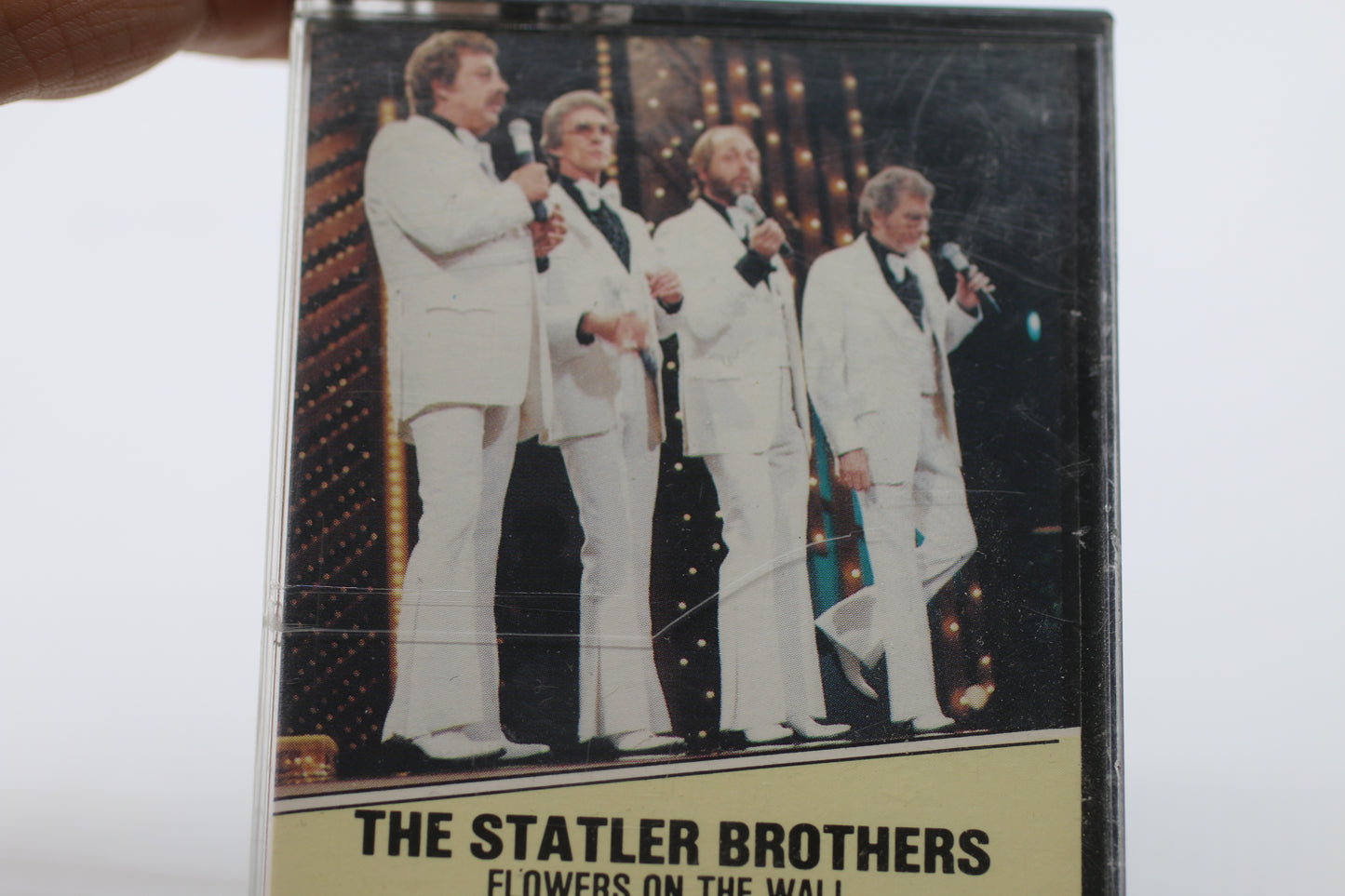 THE STATLER BROTHERS Audio Cassette Tape FLOWERS ON THE WALL 1985 CBS BUT-50054