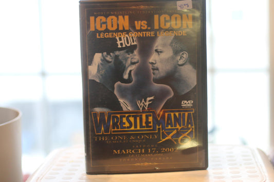 wwf wwe WrestleMania X8 DVD - Icon vs. Icon - March 17, 2002