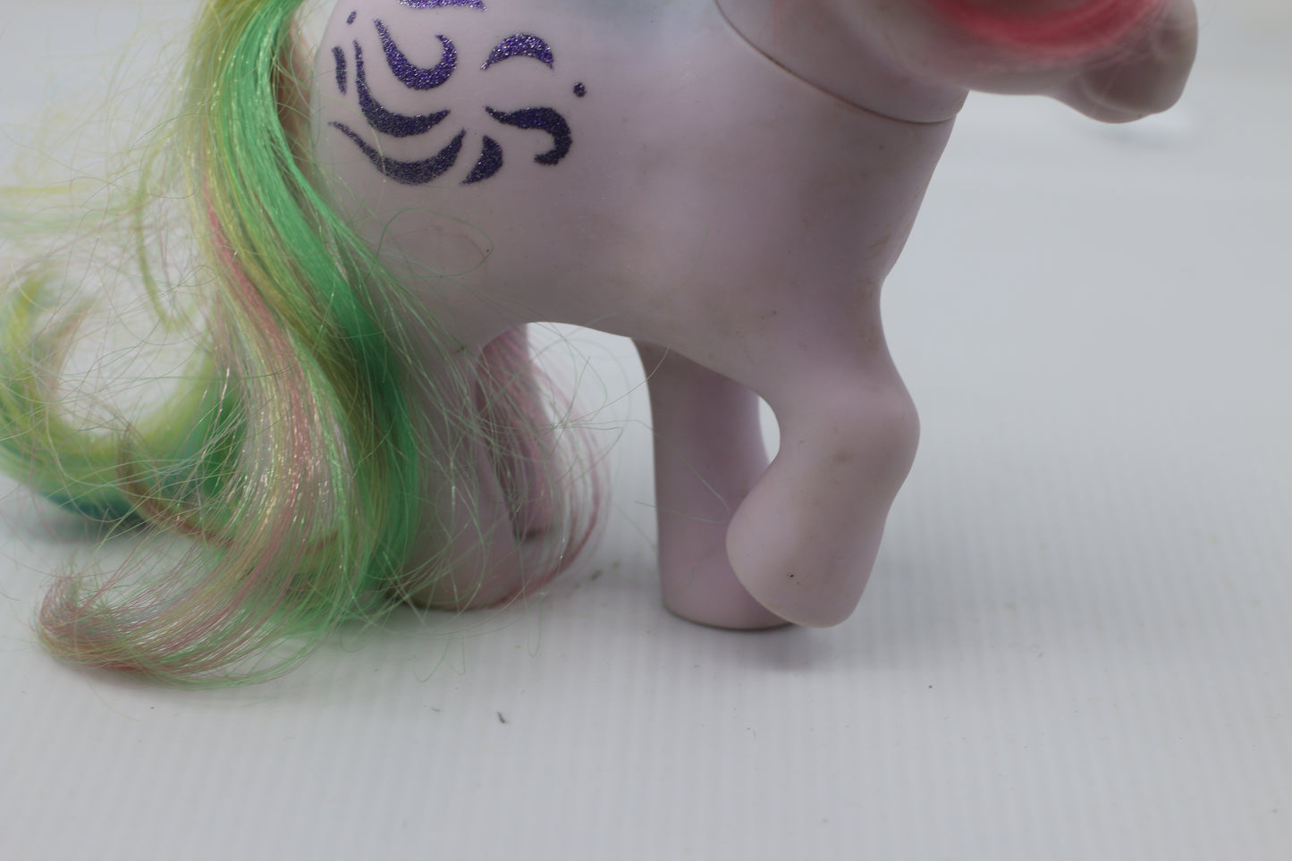 My Little Pony Vintage Rainbow Unicorn Windy #3 glittery symbols G1