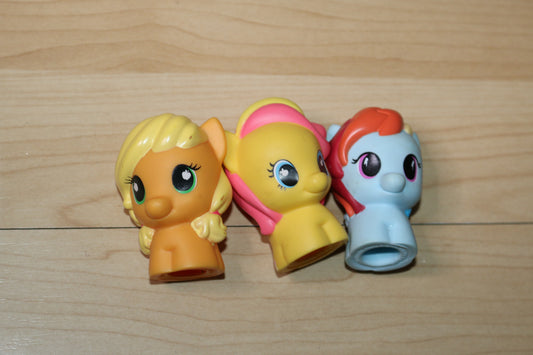 Lot Of 3 Mini Figures Playskool Friends My Little Pony Star Bumblesweet Dash