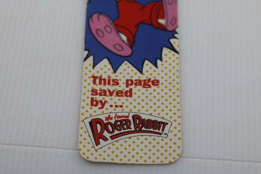 Vintage 1987 Roger Rabbit Bookmark – Disney / Amblin – One Stop Posters #1