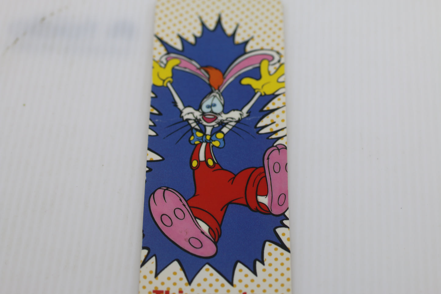 Vintage 1987 Roger Rabbit Bookmark – Disney / Amblin – One Stop Posters #1