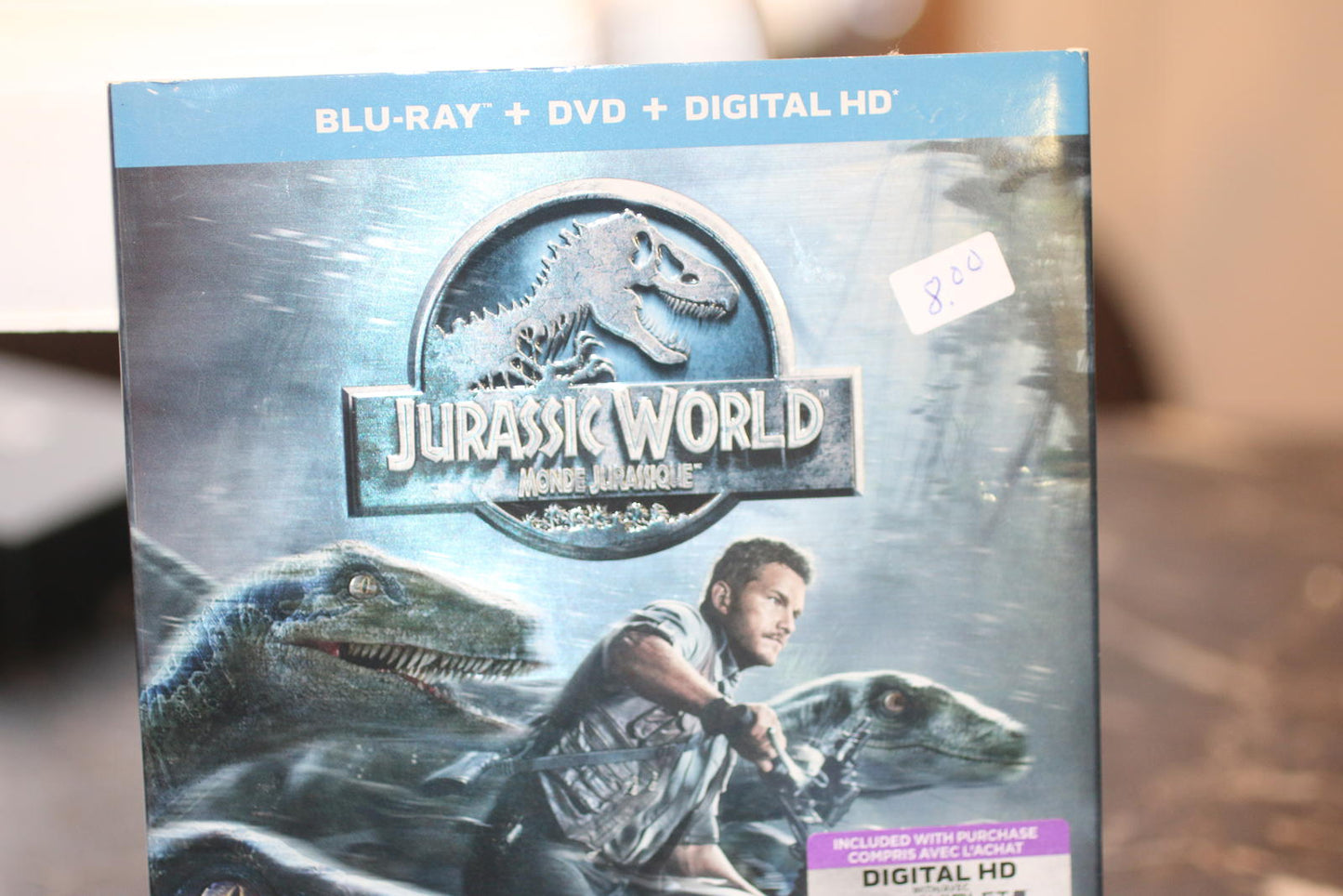 Jurassic World Monde Jurassic English & Français Blu-ray + DVD + Digital HD