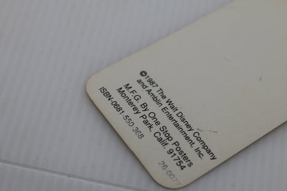 Vintage 1987 Roger Rabbit Bookmark – Disney / Amblin – One Stop Posters #1