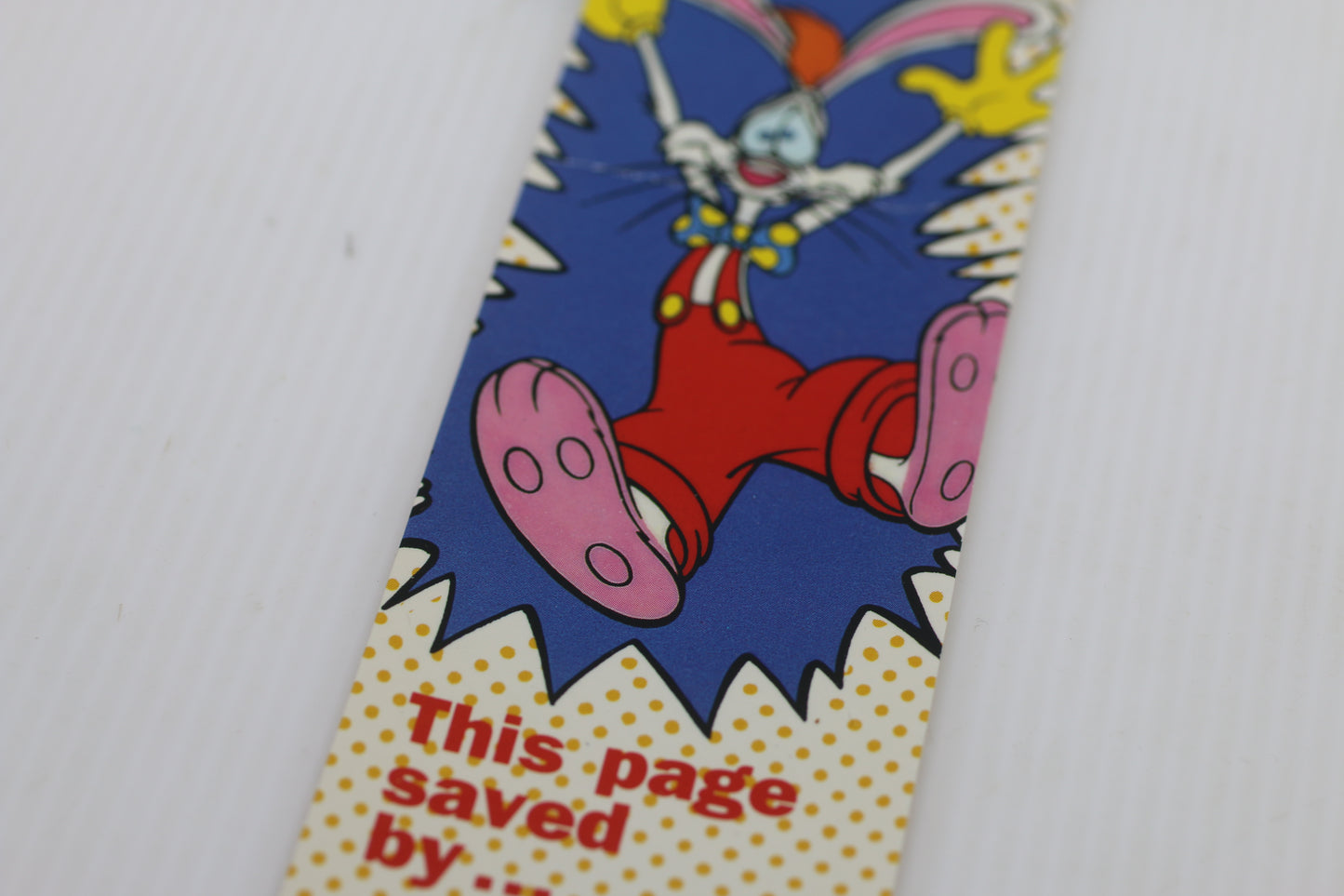 Vintage 1987 Roger Rabbit Bookmark – Disney / Amblin – One Stop Posters #2