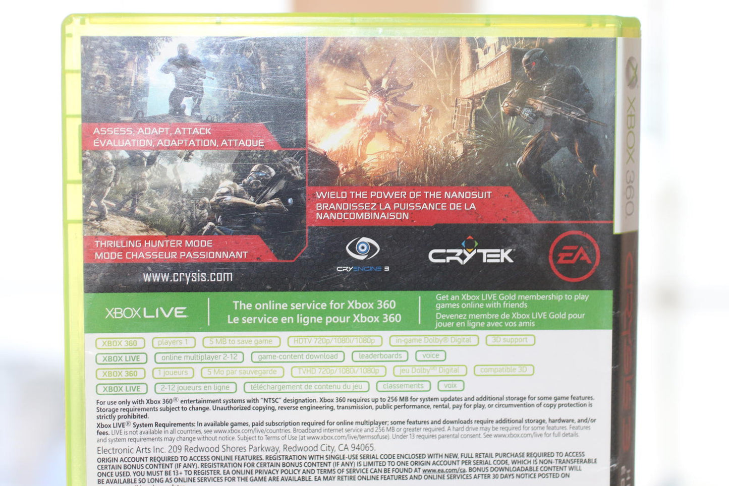 Crysis 3 Hunter Edition Xbox 360 Video Game