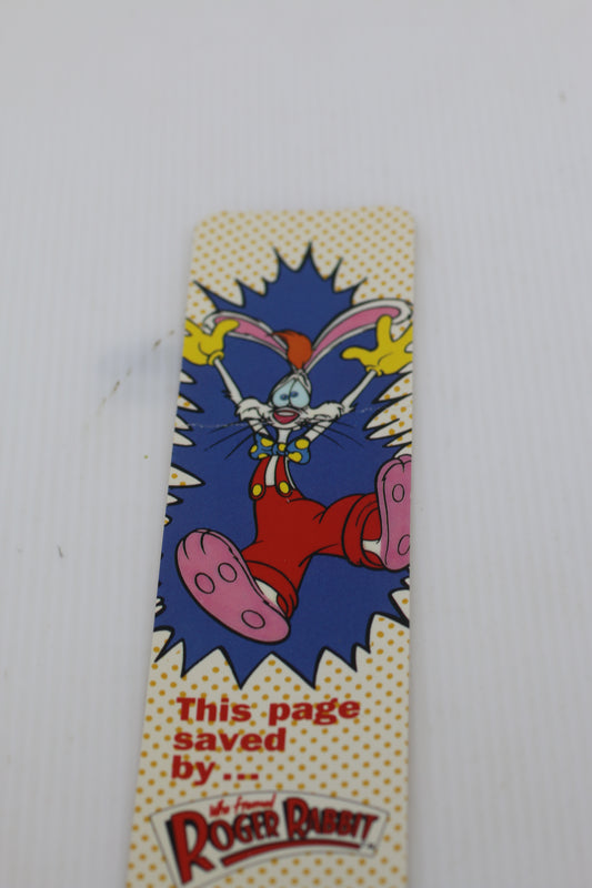 Vintage 1987 Roger Rabbit Bookmark – Disney / Amblin – One Stop Posters #4