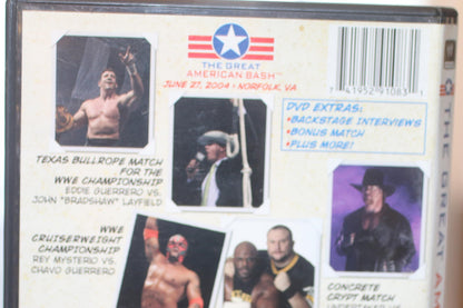 WWE The Great American Bash 2004 DVD Wrestling Rare OOP Mysterio Guerrero Cena