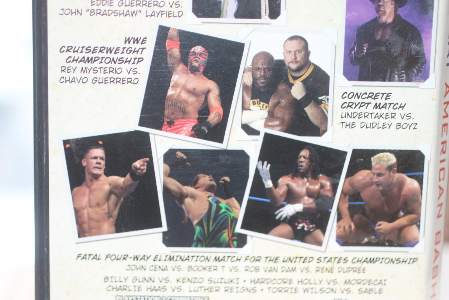 WWE The Great American Bash 2004 DVD Wrestling Rare OOP Mysterio Guerrero Cena
