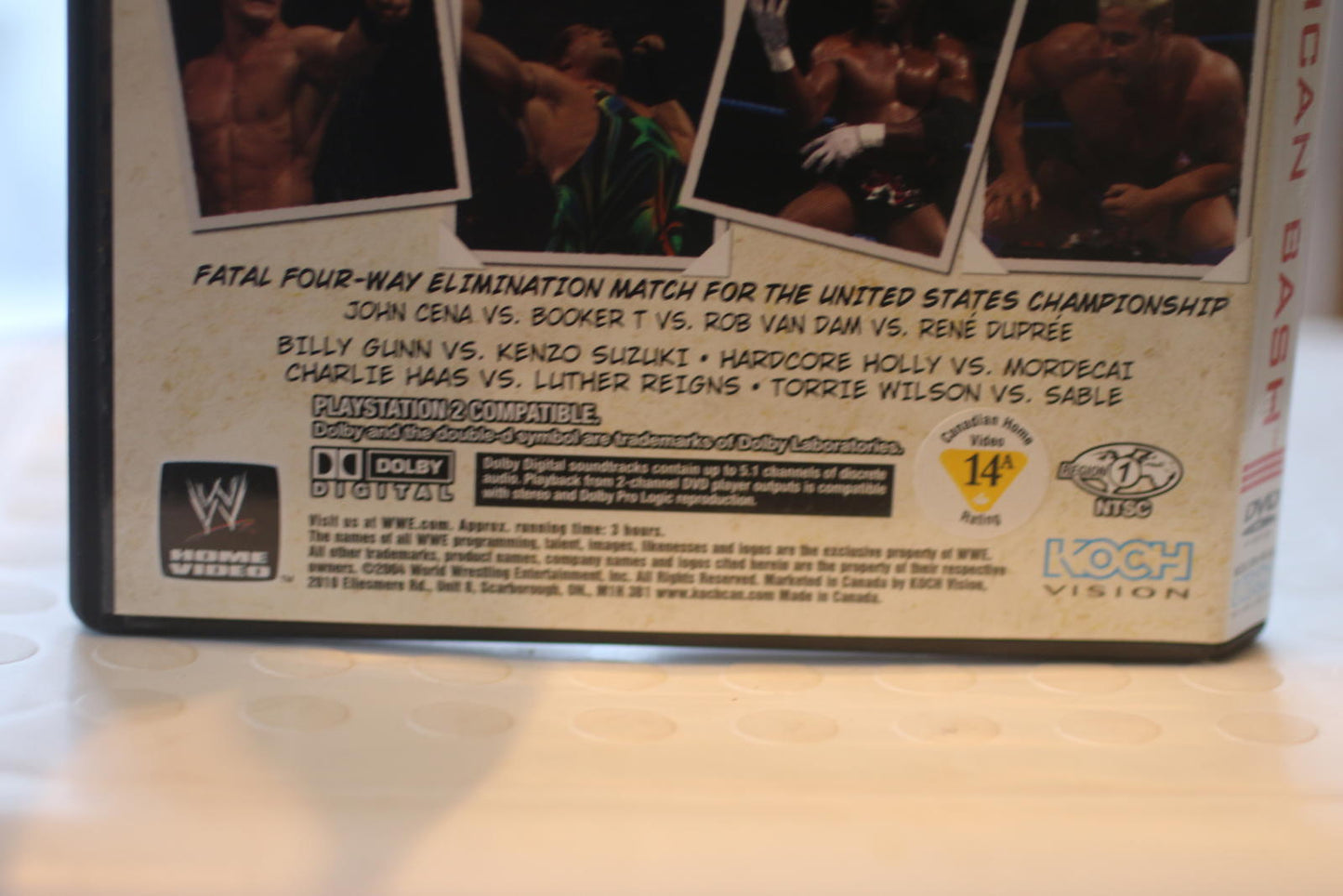 WWE The Great American Bash 2004 DVD Wrestling Rare OOP Mysterio Guerrero Cena