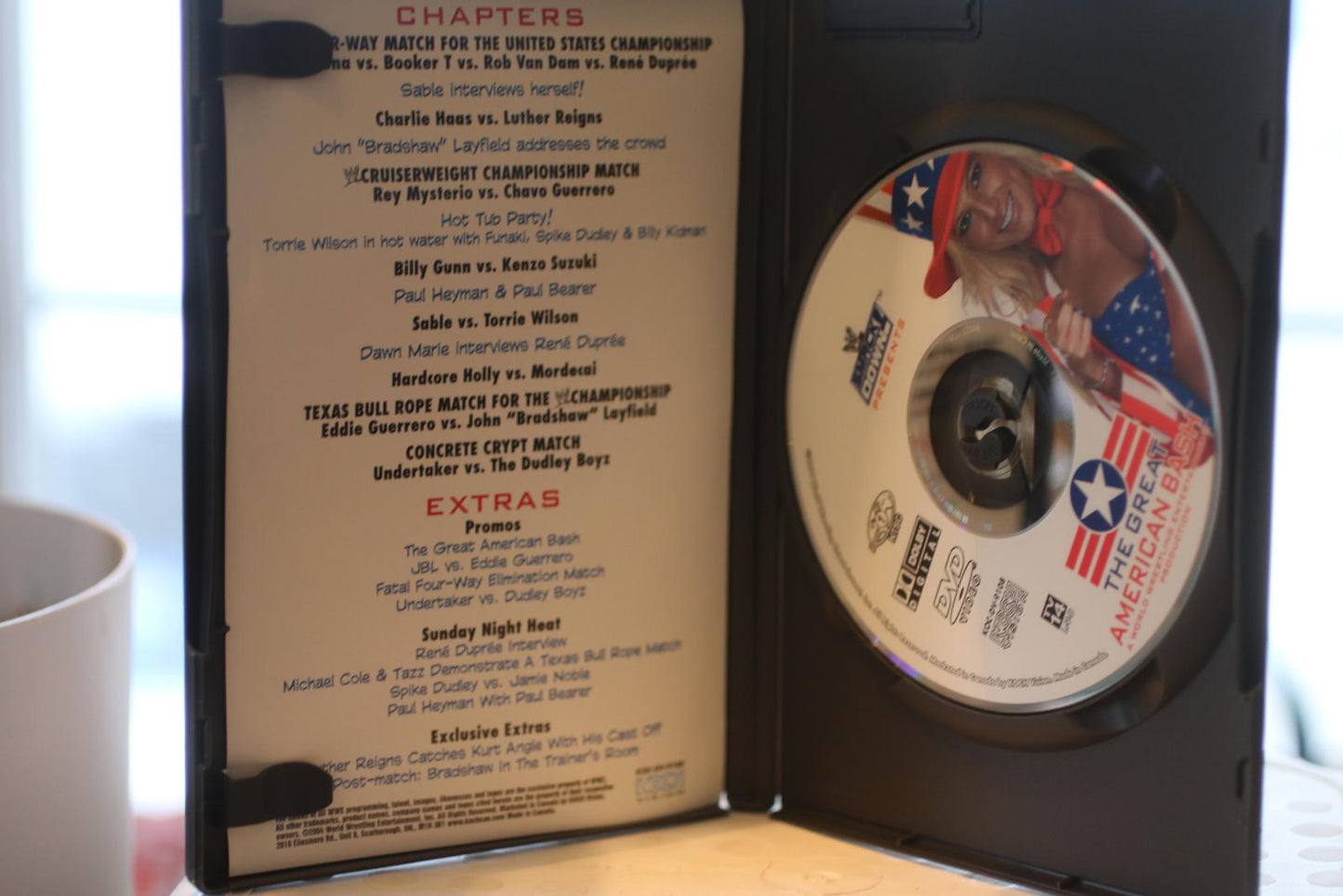 WWE The Great American Bash 2004 DVD Wrestling Rare OOP Mysterio Guerrero Cena