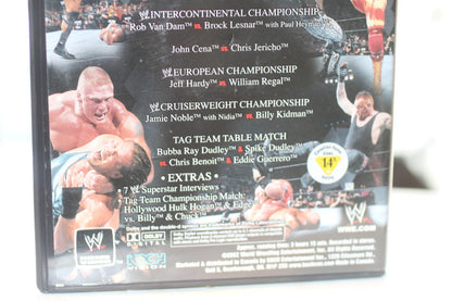 WWE Vengeance DVD Quick & Merciless Wrestling Entertainment