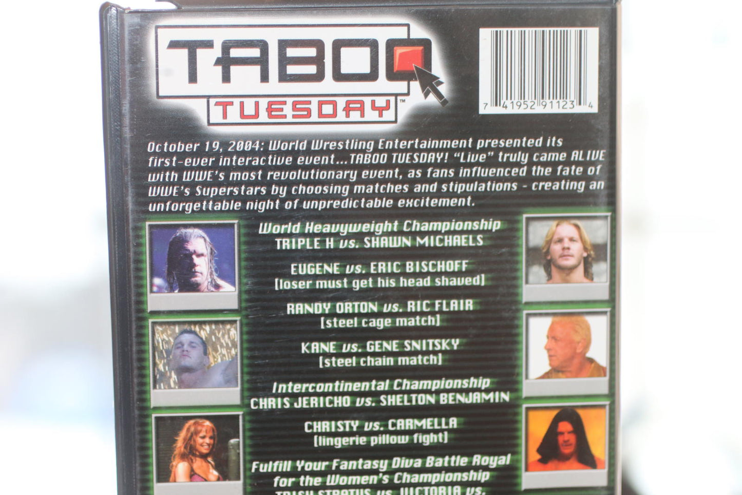 WWE Raw Presents Taboo Tuesday (DVD, 2004)