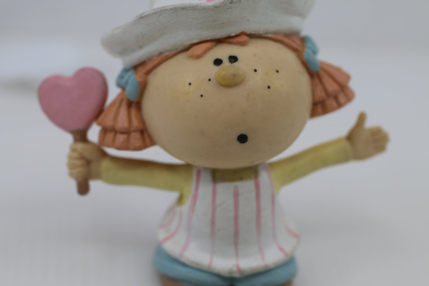 Vintage BUMPKINS FABRIZIO George Good Figurine Girl Candy Striper Heart Lollipop