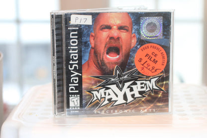 WCW Mayhem PlayStation Game Electronic Arts Wrestling PS1