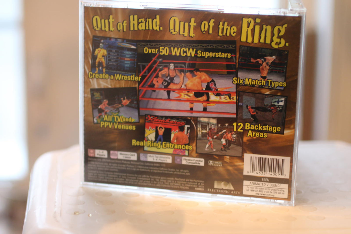 WCW Mayhem PlayStation Game Electronic Arts Wrestling PS1
