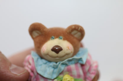 Vintage Furskins Bear Figures Lot – Hasbro – Boy & Girl Bears w/ Clothes