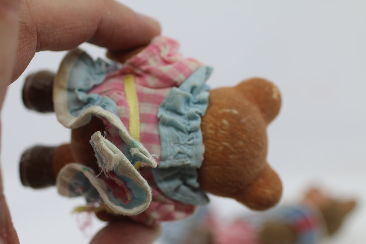 Vintage Furskins Bear Figures Lot – Hasbro – Boy & Girl Bears w/ Clothes