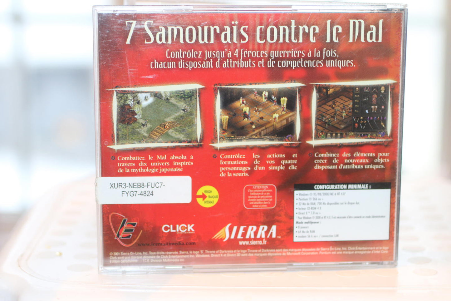 Throne of Darkness PC CD-ROM Video Game 2 Discs NO CD Key
