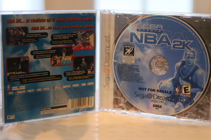 NBA 2K1 (Sega Dreamcast, 1999) Complete CIB