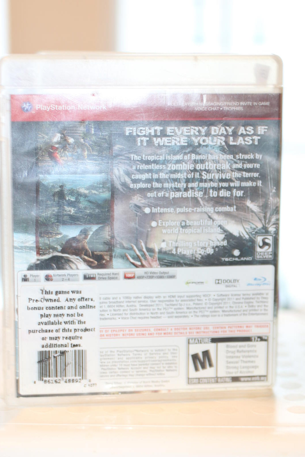 Dead Island Game of the Year Edition PS3 Play Station 3 video game