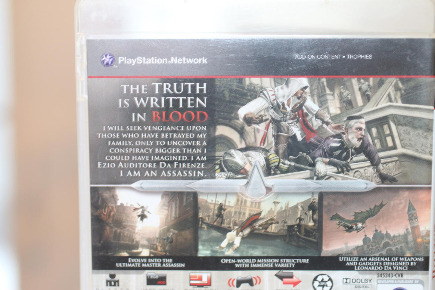 Assassin's Creed II for PS3 pLAY sTATION 3 VIDEO GAME